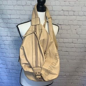 David Jones Paris leather backpack